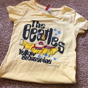 The Beatles yellow submarine band tee tshirt